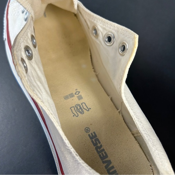 Converse Cream Men’s Slip-On Sneakers 11.5 - Picture 8 of 11